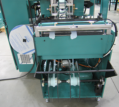 PW Series H-Paper Welding Machine with Scrap Roll Up From Stamped End Insulation Profile